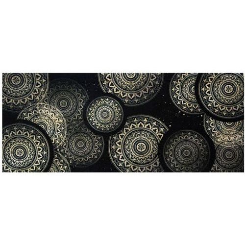 Tapis Boston - 50x120cm - Noir - Durable et Élégant pour Bureau