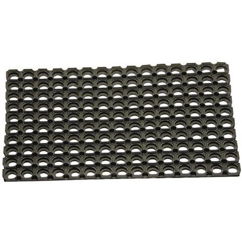 Tapis caillebotis caoutchouc 40x60cm - Usage intensif extérieur - Bonne fonction grattante