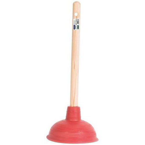Starwax - Ventouse WC Rouge - Ø 145 mm - Hauteur 38 cm - Efficacité Sanitaire
