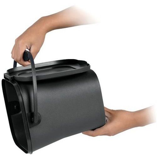 Seau à compost avec couvercle - 6L Anthracite - Tri sélectif Organique - ABS - Idéal Intérieur
