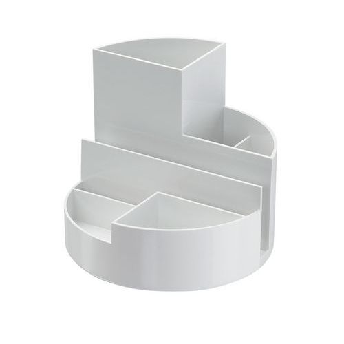 Organisateur De Bureau Maul Rundbox Recyclage Blanc - Maul