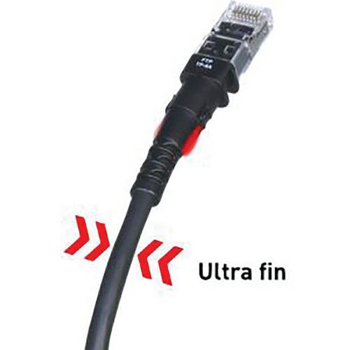 Cordon Patch 4.9m Ultra-fin Cat6a U/ftp Lsoh Pour Rj45