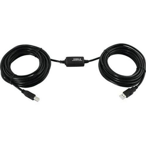 Câble Usb 2.0 Type Ab Amplifié 10m Pour Raccord Imprimante