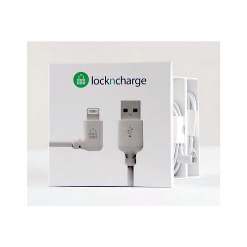 Lot De 5 Câbles Lockncharge Usb A Vers Lightning Coudes 0.3m