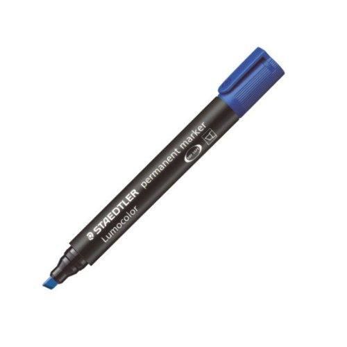 Marqueur Pointe Biseaute Bleu Staedtler