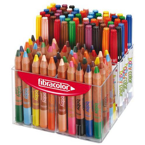 Schoolpack baby 60 feutres + 48 maxi crayons thumbnail image 1