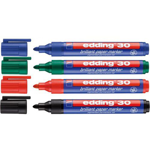 Marqueur E30 Pointe Ogive 3 Mm Bleu