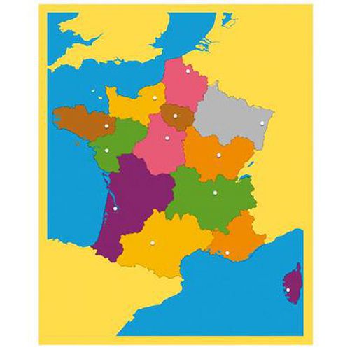 Carte puzzle 'La France' thumbnail image 1