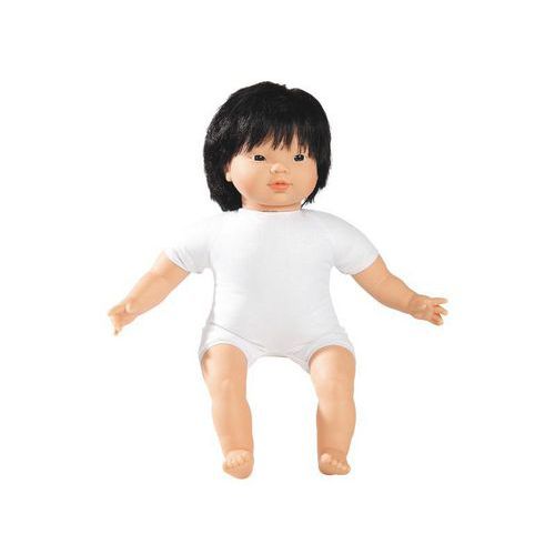 Bébé asiatique garçon 40 cm avec cheveux thumbnail image 1