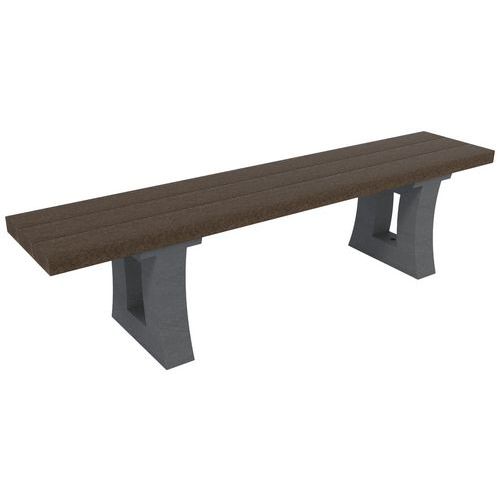 Banquette Parc Semi Éco 180 Cm Monté - Marron/gris