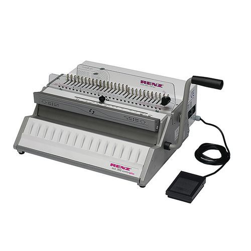 Renz - Perforelieur Électrique ECO 360 Comfort Plus - 340 Feuilles A4 - Anneaux Métal - Robuste et Efficace