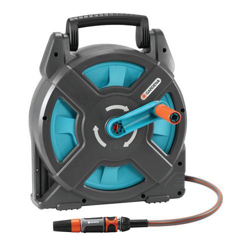 Dévidoir Portable Compact Avec 15m De Tuyau Classic Ã‰quipé