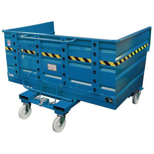 Benne Basculante - Bleu - Dim. 1550x1950x1210 Mm