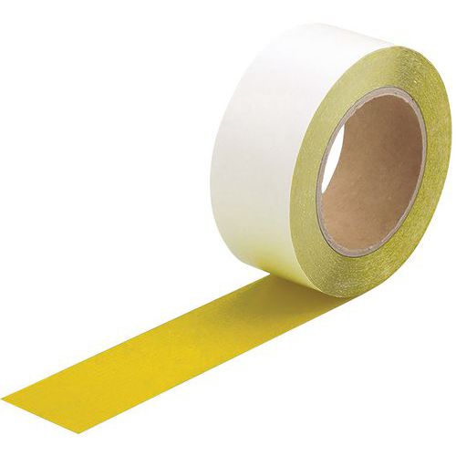 Bande Marquage Adhesive Antisallissure Sanitaires - Jaune
