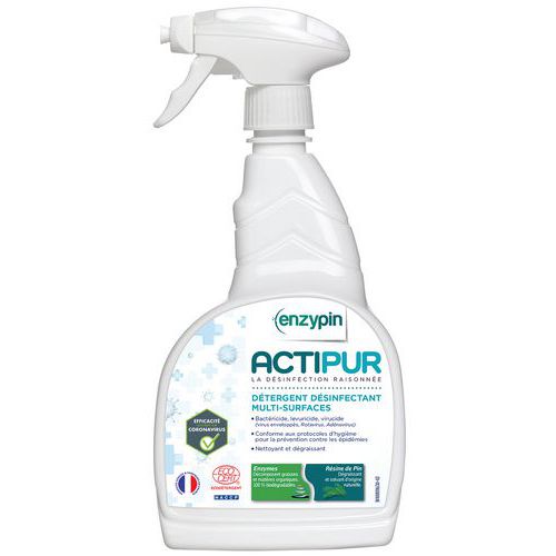 Spray Détergent Désinfectant Multi-surfaces Actipur - 750ml