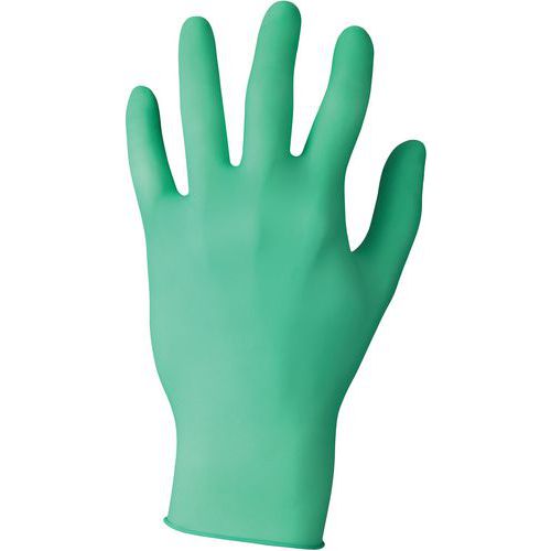 Ansell - Gants Néoprène Neotouch 25-101 - Taille 7 Vert - Protection Chimique - Ambidextre