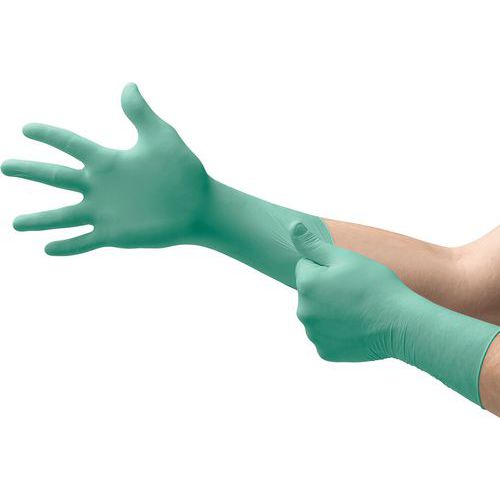 Ansell - Gants Néoprène Neotouch 25-201 - Taille 7 Vert - Protection Chimique - Ambidextre