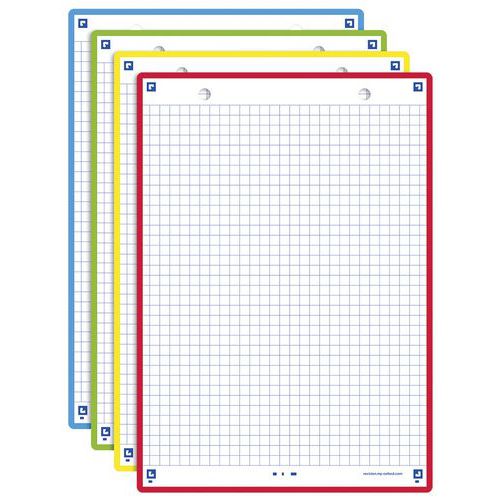 Fiches Bristol Revision 2.0 Oxford A5 Q5x5 Cadre Assorties