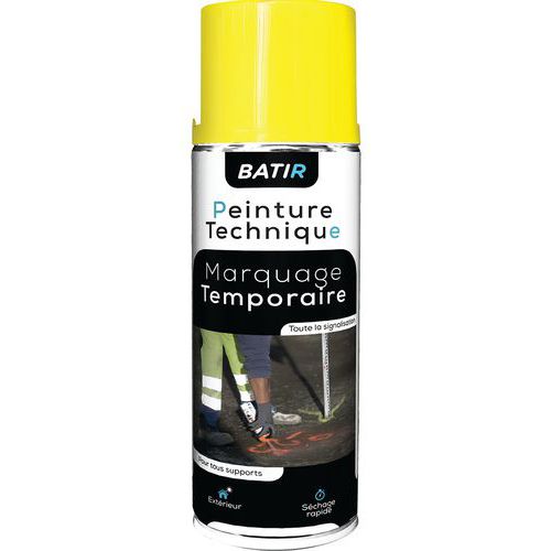 Aerosol Tracage/marquage 500 Ml Jaune Fluo