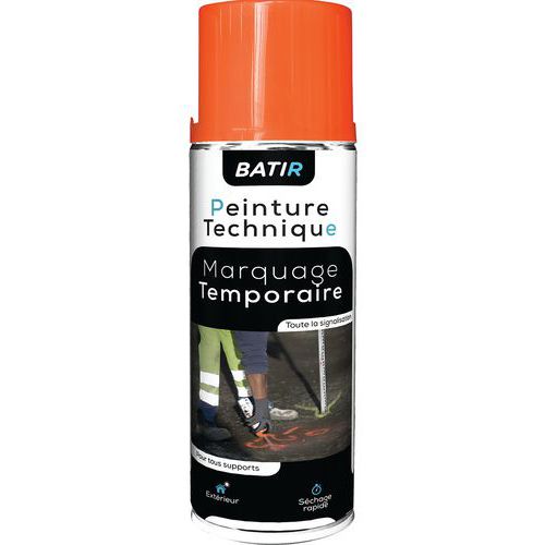 Aerosol Tracage/marquage 500 Ml Orange Fluo