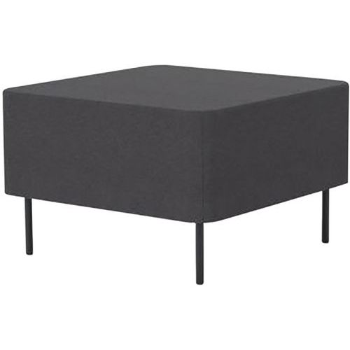 Chauffeuse Une Place Sans Dossier Gris Anthracite