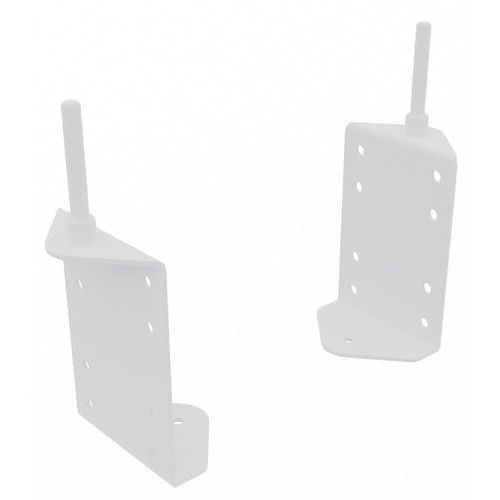 Jeu De Pinces Pour Fixation Panneau Ã‰cran H70 Cm Blanc