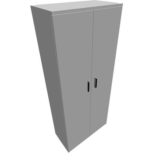 Armoire 2 Portes Battantes L800xh2021xp432mm Blanc