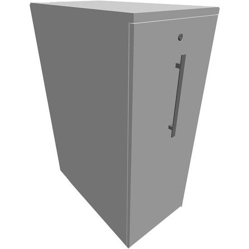 Caisson Hauteur Comptoir H1135xl432xp80cm Blanc