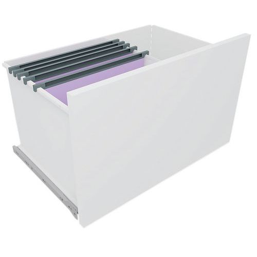 Tiroir Optionnel Pour Dossiers Suspendus Blanc