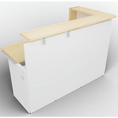 Module Haut à Angle Gauche L160xp80xh1135 Cm Chêne Clair