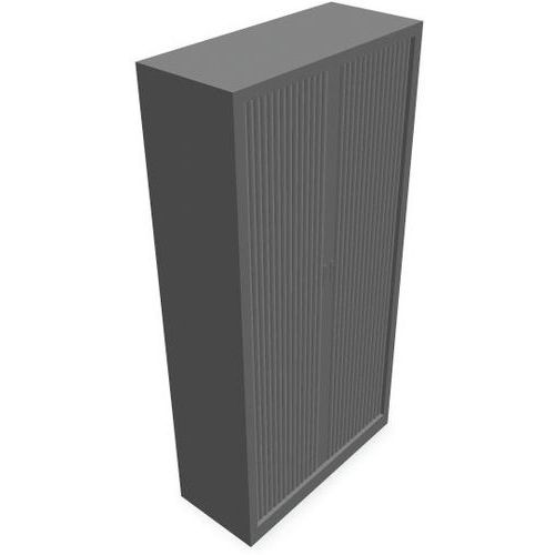 Armoire Rideaux Pvc H198xl100 Cm Gris Alu