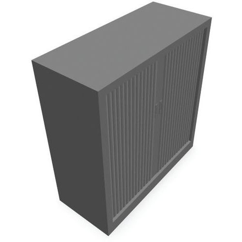 Armoire Rideaux Pvc H105xl100 Cm Gris Alu