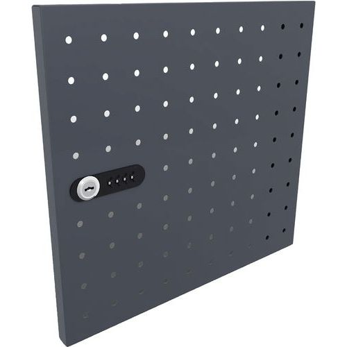 Porte 1 Case Avec Serrure à Code Sans Fente Gris Anthracite