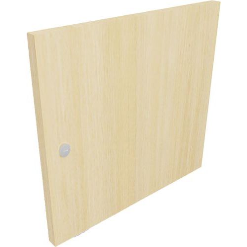 Porte 1 Case Avec Serrure à Clé Sans Fente Chêne Clair