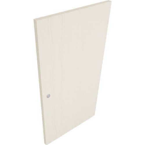 Porte 2 Cases Serrure à Clé Sans Fente Courrier Ã‰rable Blanc