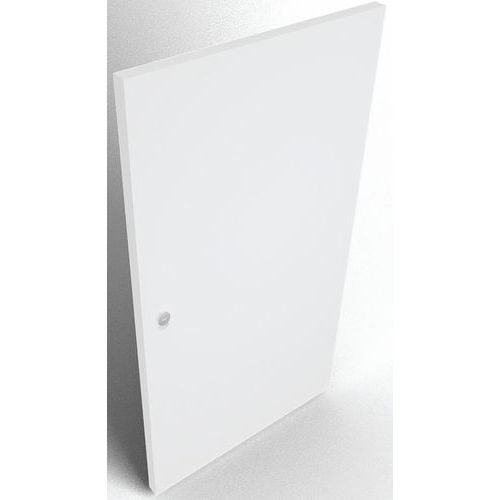 Porte 2 Cases Serrure à Clé Avec Fente Courrier Blanc