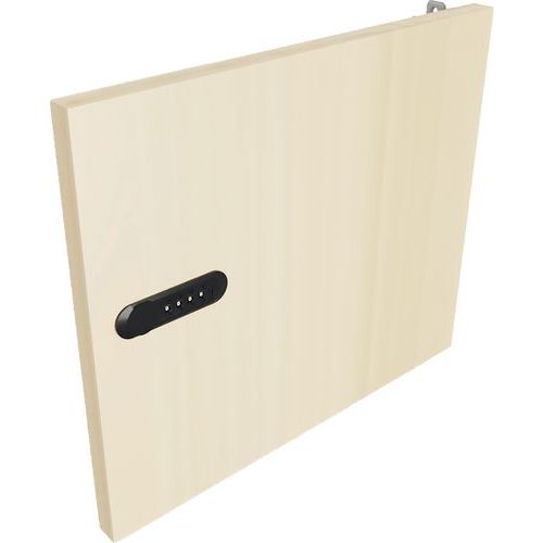 Porte 1 Case Serrure à Code Avec Fente Courrier Ã‰rable Blanc