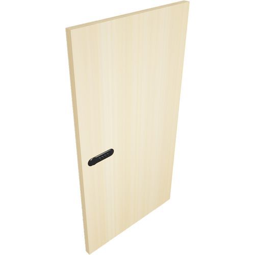 Porte 2 Cases Avec Serrure à Code Sans Fente Chêne Clair