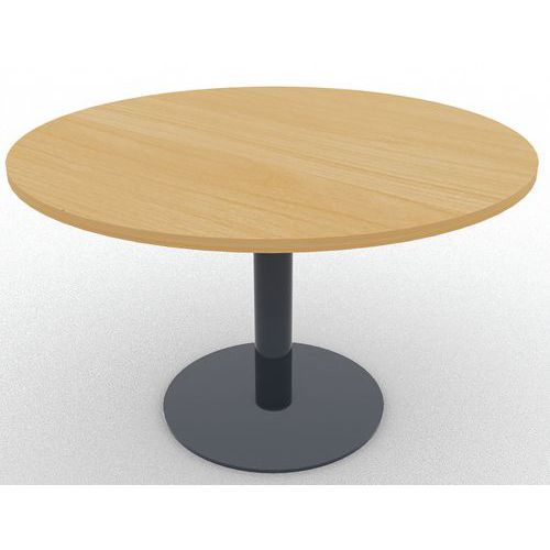 Table De Réunion 120xh735 Cm Ã‰p.25mm Hêtre/anthracite