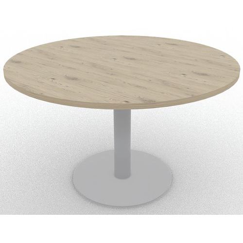 Table De Réunion 120xh735 Cm Ã‰p.25mm Brunswick/gris Alu