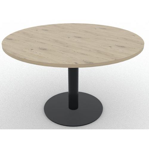 Table De Réunion 120xh735 Cm Ã‰p.25mm Brunswick/noir