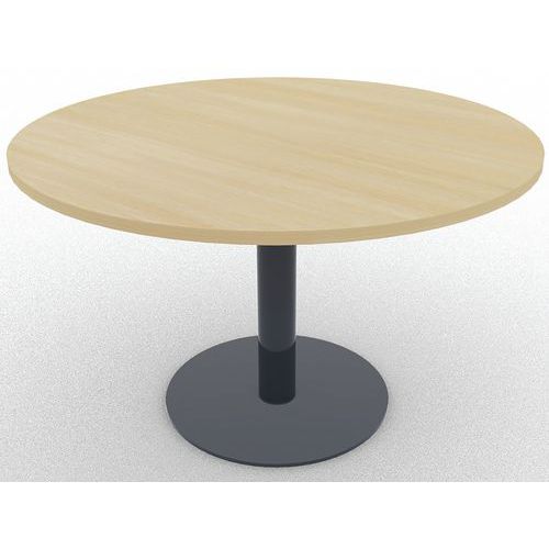 Table De Réunion 120xh735 Cm Ã‰p.25mm Chêne/anthracite