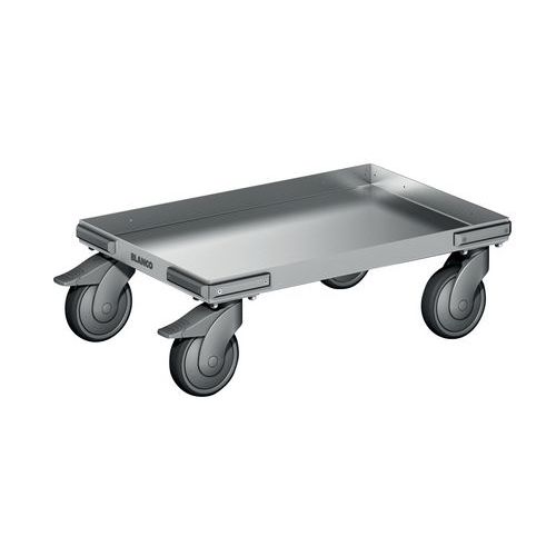 Chariot Plate-forme Bacs Europe Roulettes Galvanisées