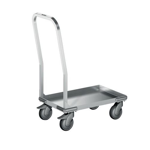 Chariot Plate-forme Bacs Europe Poignée Roulettes Plastiques