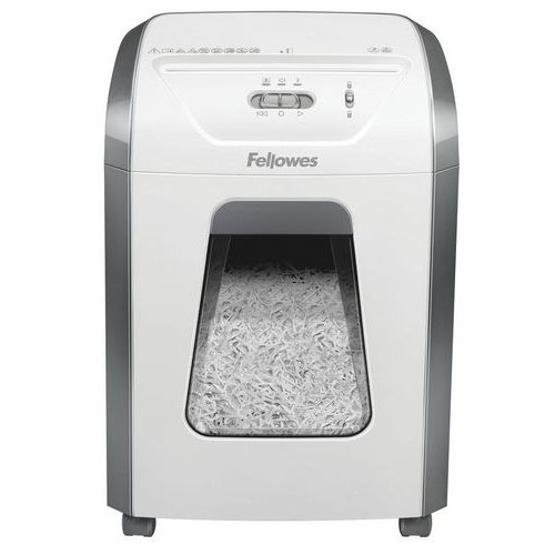 Fellowes - Destructeur 15C Coupe Croisée P4 - 15 Feuilles - 19L - Usage Individuel - Destruction Agrafes et Cartes