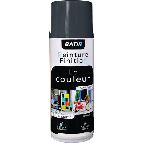 Peinture En Aérosol Brillant 400 Ml Gris Fonce Ral 7016