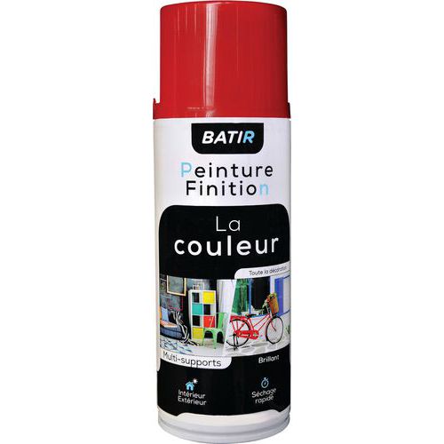 Peinture En Aérosol Brillant 400 Ml Rouge Ral 3000
