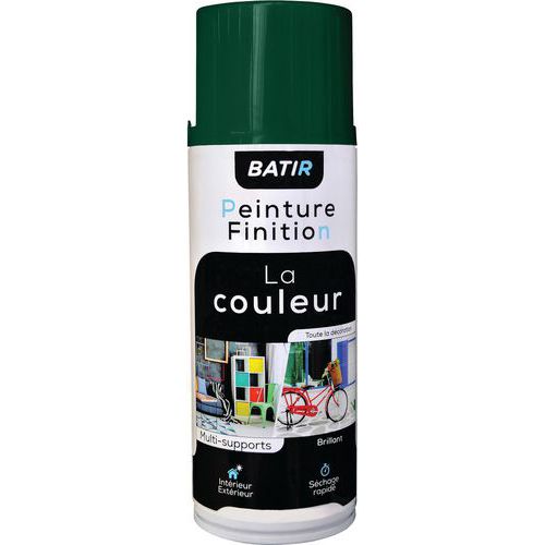 Peinture En Aérosol Brillant 400 Ml Vert Irlandais Ral 6005