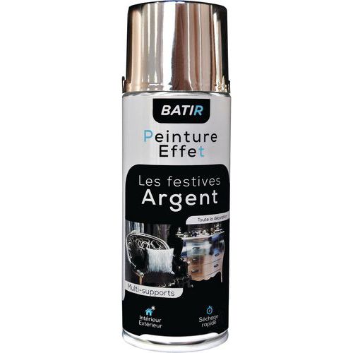 Peinture En Aérosol Chrome Argent 400 Ml