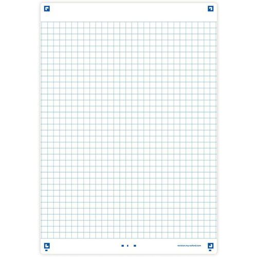 Fiches Bristol Revision 2.0 Oxford A5 Q5x5 Cadre Blanc